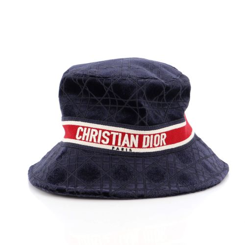 Teddy D Bucket Hat Cannage Embroidered Velvet